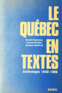 Québec en textes (Le)